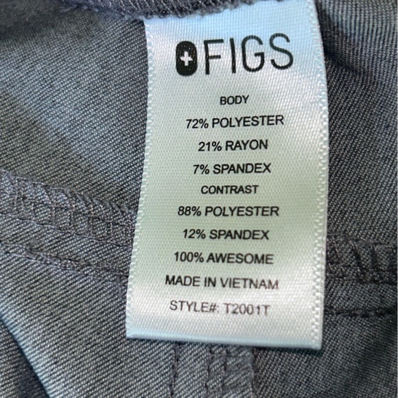 Figs Axim cargo scrub pants & Leon top men's sz ST and M NWOT graphite - Picture 9 of 10